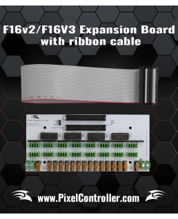 F16v2/F16V3 Expansion Board with ribbon cable